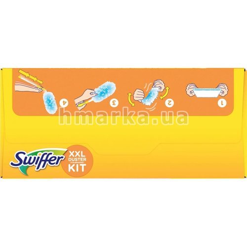 Фото Стартовый набор пыльников-магнитов Swiffer XXL, 1 держатель(90 см) + 2 насадки № 6