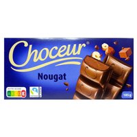 Молочный шоколад Choceur Нуга, 185 г