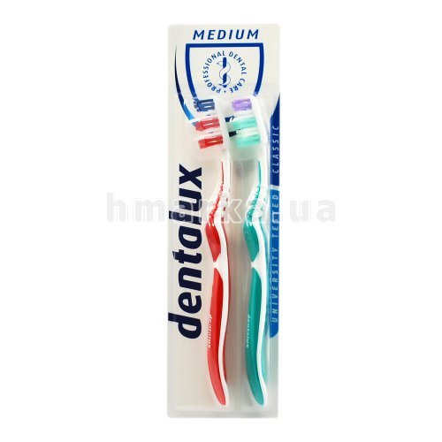 Фото Зубная щетка Dentalux "Классическая" средняя, 2 шт. № 4