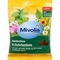 Конфеты Mivolis Травы, от кашля, без сахара, 125 г