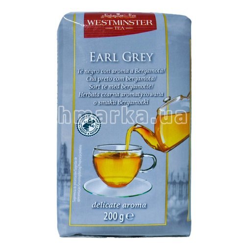 Фото Чай черный с бергамотом Westminster Tea Earl Grey, 200 г № 1