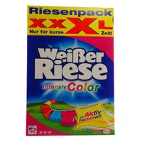Пральний порошок Weisser Riese "Intensiv Color" для кольорової білизни, 6.3 кг