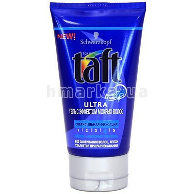 Фото Гель для волосся Taft "Ultra з ефектом мокрого волосся", 150 мл № 1