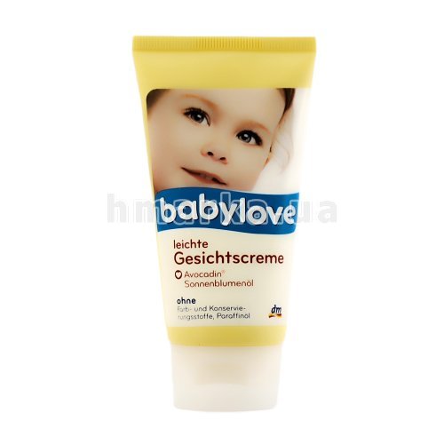 Фото Крем дитячий Babylove для обличчя з авокадо та соняшниковою олією 75 мл № 2
