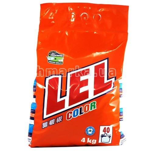 Фото Стиральный порошок Lel "Color" концентрат для цветного белья, 3,75 кг № 1