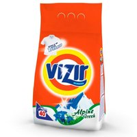 Стиральный порошок Vizir "Альпийская свежесть" для белого белья, 4 кг