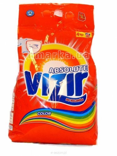 Фото Пральний порошок Vizir "Color" для кольорової білизни, 4 кг № 1