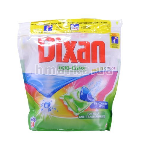 Фото Засіб для прання Dixan в капсулах для кольорової білизни 24шт № 1