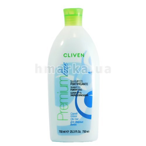Фото Шампунь Cliven Premium для жирных волос, 750 мл № 1