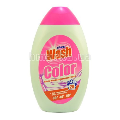 Фото Засіб для прання Wash "Color" для кольорової білизни, 1 л № 1