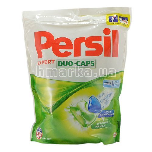 Фото Засіб для прання Persil Duo-Caps в капсулах для білої білизни, 40 шт.= 40 прань № 1