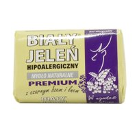 Мыло гипоаллергенное натуральное Bialy Jelen Premium с черной рябиной и льном, 100 г