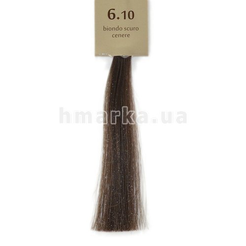 Фото Крем-фарба для волосся Brelil 6.10 темний попелястий блонд, 100 мл № 1