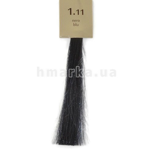 Фото Крем-фарба для волосся Brelil 1.11 синювато-чорний, 100 мл № 1