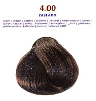 Крем-фарба для волосся Brelil 4.00 шатен, 100 мл