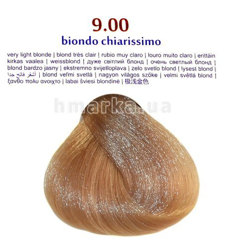 Фото Крем-фарба для волосся Brelil 9.00 дуже світлий блонд, 100 мл № 1