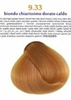 Крем-краска для волос "Brelil 9.33 теплый ультрасветлый золотистый блонд", 100 мл