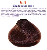 Крем-фарба для волосся "Brelil 6.4 темний мідний блонд", 100 мл