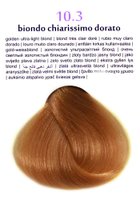 Крем-краска для волос "Brelil 10.3 очень светлый золотистый блонд", 100 мл