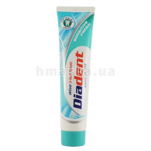 Фото Зубная паста Diadent "Sensitive Fresh" для чувствительных зубов, 125 мл № 2