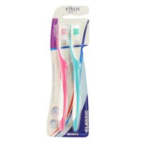 Зубна щітка Elkos "Classic" середня, 2 шт.