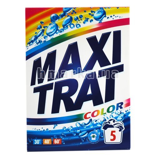 Фото Пральний порошок Maxi Trat "Color" для кольорової білизни, 500 г № 1