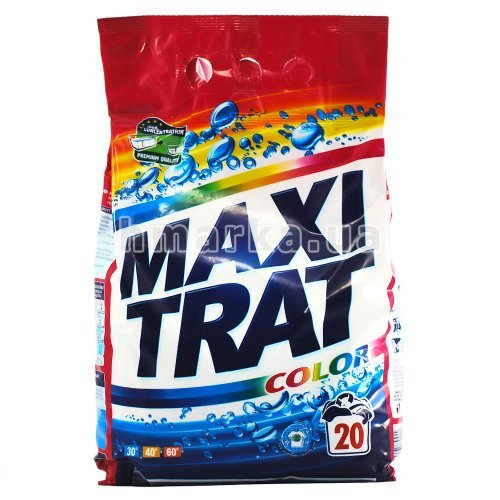 Фото Пральний порошок Maxi Trat "Color" для кольорової білизни, 2 кг № 1