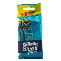 Станок для бритья одноразовый Gillette "Blue II Plus", 6 шт.