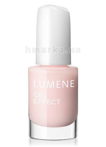Фото Лак для нігтів LUMENE GEL EFFECT з гелевими мінералами № 8, блідо-рожевий, 5 мл № 1