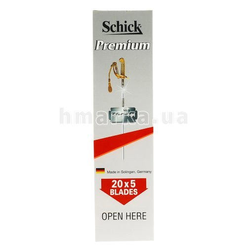 Фото Лезвия для бритья Schick Premium, 20 х 5 № 1