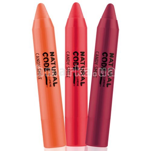 Фото Блиск-олівець для губ LUMENE NC CANDY SMILE GLOSS STICK № 01, рожевий з перламутром, 1.8 г № 2