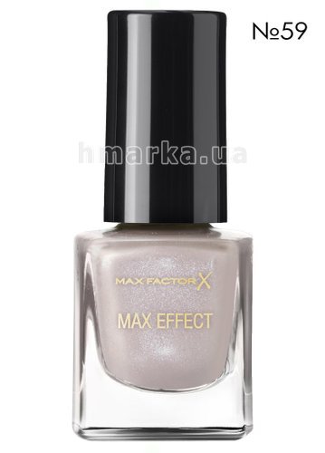 Фото Лак для нігтів Max Factor MAX EFFECT MINI NAIL № 59, бежево-сірий перламутровий, 4.5 мл № 1