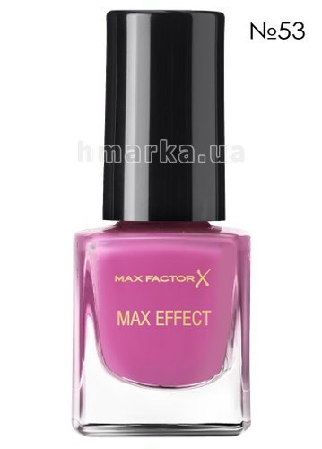 Фото Лак для нігтів Max Factor MAX EFFECT MINI NAIL № 53, рожевий "Барбі" глянцевий, 4.5 мл № 1