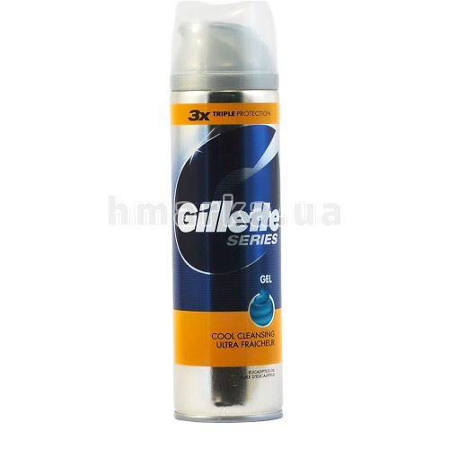 Фото Гель для гоління Gillette Series "Ефект прохолоди", 200 мл № 1