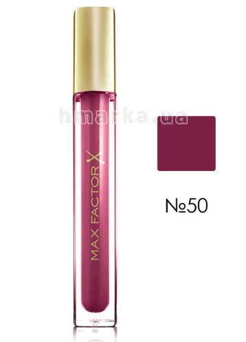 Фото Блиск для губ Max Factor COLOUR ELIXIR GLOSS № 50, рожево-бузковий з мерехтінням, 3.4 мл № 1