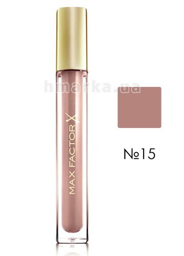 Фото Блиск для губ Max Factor COLOUR ELIXIR GLOSS № 15, холодний рожевий перламутр, 3.4 мл № 1