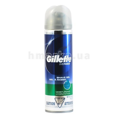 Фото Гель для гоління Gillette Series "Зволожуючий', 198 г № 1