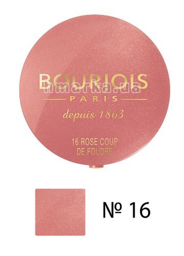 Фото Рум'яна Bourjois BLUSH, № 16 ніжний рожевий, 2.5 г № 1