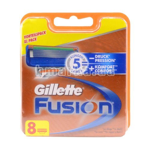 Фото Картриджі для станка Gillette Fusion, 8 шт. № 1