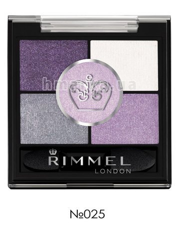 Фото Тіні для повік RIMMEL GLAM'EYES HD Victoria's Purple "5 кольорів", 3.8 г № 1