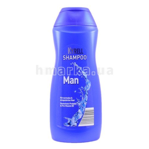Фото Шампунь Kyrell "Man", чоловічий, для нормального та пошкодженого волосся, 500 мл № 1