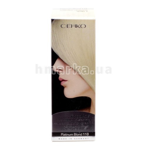 Фото Фарба для волосся C:EHKO C:Color 110 платиновий блондин, 50 мл № 1