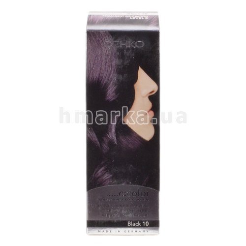 Фото Краска для волос C:EHKO C:Color 10 чёрный, 50 мл № 1