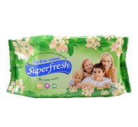 Салфетки влажные универсальные Superfresh для всей семьи, 60 шт.