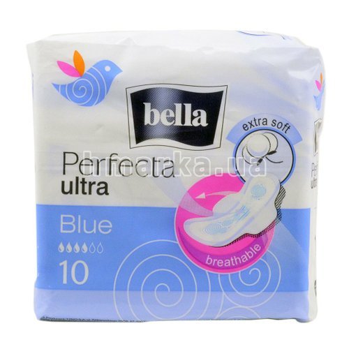 Фото Прокладки для інтимної гігієни Bella Perfecta ultra "Blue", 10 шт. № 1