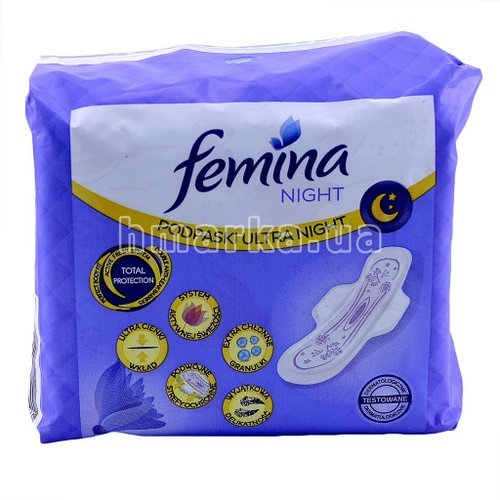 Фото Прокладки для інтимної гігієни Femina "Нічні" ultra, 10 шт. № 2