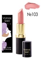 Помада увлажняющая Vivienne Sabo CHARME DE VOUS № 103 розово-персиковый матовый, 4 г