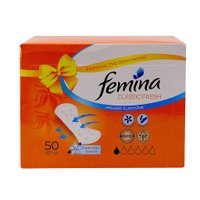 Прокладки повседневные для интимной гигиены Femina "Цветочный аромат", 50 шт.