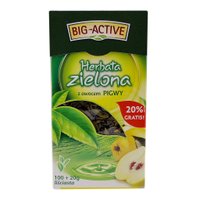 Чай зелений Big - Active Herbata Zielona з айвою та календулою крупнолистовий, 120 г