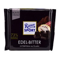 Шоколад чорний Ritter Sport "Edel - Bitter", 73 % кaкao, 100 г